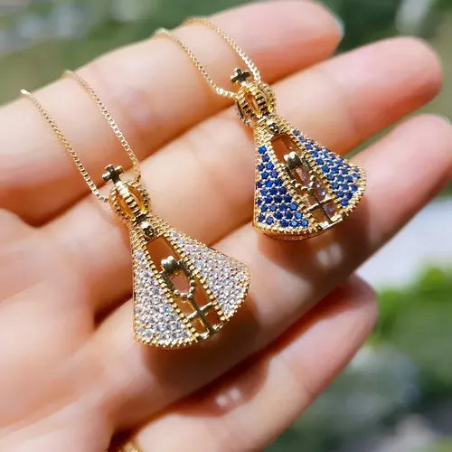 Colar Nossa Senhora Aparecida + Brinde