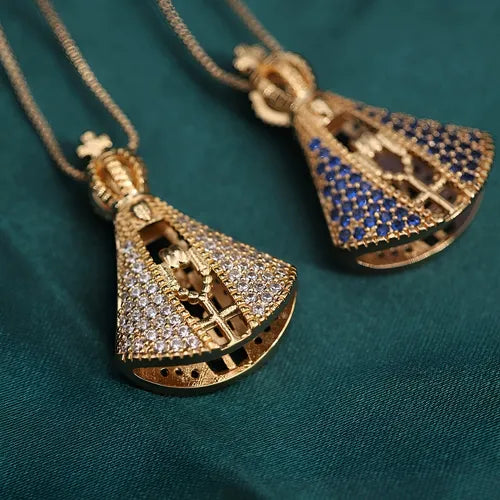 Colar Nossa Senhora Aparecida + Brinde